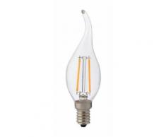 Ampoule LED bougie à filament 2W (Eq. 16W) E14 4200K