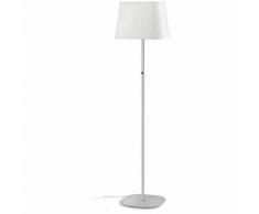 Lampadaire de style moderne- Blanc et matte de nickel14