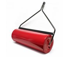 Rouleau Gazon à pousser 35x100cm pour Tracteur à pelouse Remplissable Râcleur Saletés Rouleau Jardin