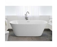 Baignoire îlot ovale - acrylique blanc - Havana III