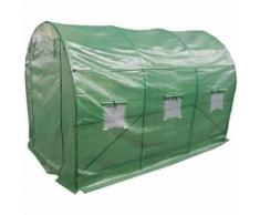 Serre tunnel de jardin de 6m2 300x200x190cm