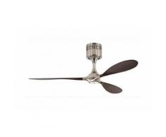 Ventilateur de Plafond Helico Paddle 132cm Chromé Bois Noyer - CASAFAN -