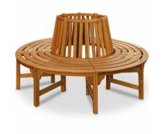 Banc de jardin rond Ø 190cm en bois d''eucalyptus Certifié FSC®