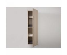 Colonne de salle de bain - rangement mural - beige - Mataro