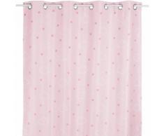 Rideau Enfant Occultant à Motifs Phosphorescents Rose 140 x 260 cm
