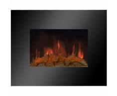 cheminee decorative murale electrique 1800W façon insert