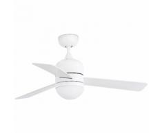 Ventilateur de plafond avec lumière modèle-Cebu-Blanc