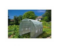 Serre de jardin tunnel 300x200x200cm - Vert translucide