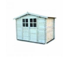 Abri de jardin en bois 6m2 - 28 mm "Azur"