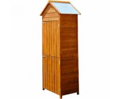 Abri en bois abri de jardin rangement outils exterieur meuble armoire
