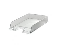 Corbeille à courrier Esselte Europost - 35 x 6,10 x 25,4 cm - transparente - Lot de 10