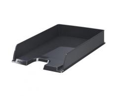 Corbeille à courrier Esselte Europost - 35 x 6,10 x 25,4 cm - noir - Lot de 10