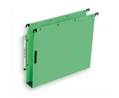 Dossiers suspendus en kraft vert L'Oblique AZL - pour armoire - fond 30 mm - attache velcro - paquet de 25