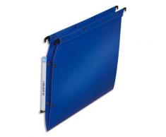 Dossiers suspendus en polypro bleu L'oblique AZ - pour armoire - fond V - boite de 10