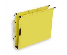 Dossiers suspendus en kraft jaune L'Oblique AZL - pour armoire - dos 30 mm - attache velcro - paquet de 25