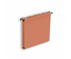 Dossiers suspendus éco en kraft orange - pour tiroir - fond 30 mm - boite de 25