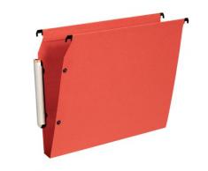 Dossiers suspendus Esselte Premium opaque - fond 30 - pour armoire - orange - paquet de 10