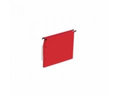 Dossiers suspendus en kraft rouge 5 Etoiles - pour armoire - fond 15 mm - boite de 25