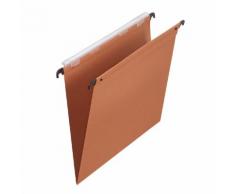 Dossiers suspendus en kraft orange 5 Etoiles - pour tiroir - fond de V - boite de 25