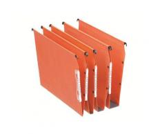 Dossiers suspendus en kraft orange Orgarex Dual - pour armoire - fond V - Paquet de 25