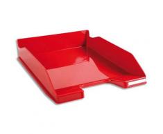 Corbeille à courrier Exacompta 100% Déco - rouge carmin - Lot de 6