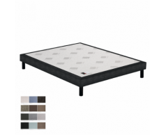 Sommier tapissier Epeda Confort Medium 3 Zones 200x200 avec 2 sommiers