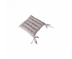 Galette de Chaise Piquée 16 Points en Coton et Nouettes - HOME MAISON