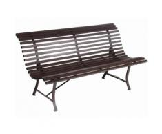 Banc de jardin LOUSIANE 150cm - 20 lattes - Rouille