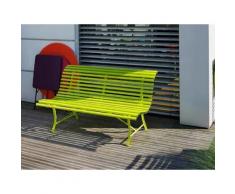 Banc de jardin LOUSIANE 150cm - 20 lattes - Verveine