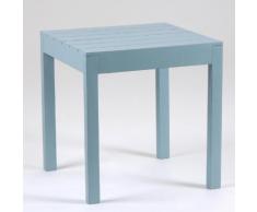 Table enfant en acajou bleu 48x50x48 cm VICTOR