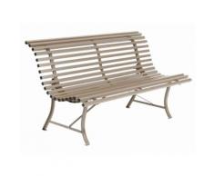 Banc de jardin LOUSIANE 150cm - 20 lattes - Muscade