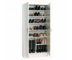 Armoire de rangement 2 portes / capacité 26 paires de chaussures