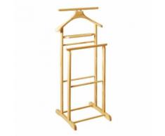 Valet de chambre double en bois naturel FUNNY