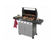 Barbecue à gaz fonte 4 brûleurs 12,8 kW+1 réchaud SERIES CLASSIC LXS