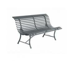 Banc de jardin LOUSIANE 150cm - 20 lattes - Gris Orage
