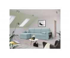 JUSTyou Emory Canapé Velours Bleu