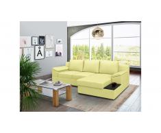 JUSTyou Radella Canapé Velours Jaune