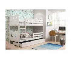 JUSTyou Ola Lit superposé Blanc