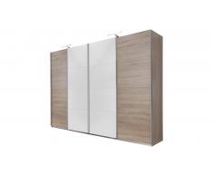 JUSTyou Amadora Armoire a portes coulissantes Chene