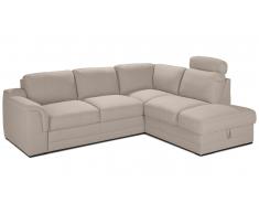 JUSTyou Alix Canapé d'angle Beige sans