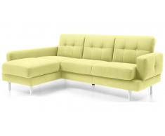 JUSTyou Chayma Canapé d'angle Jaune