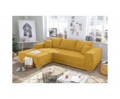 JUSTyou Ohio Canapé d'angle Jaune