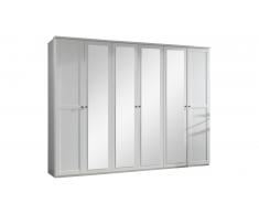 JUSTyou Teresa Armoire a portes battantes Blanc