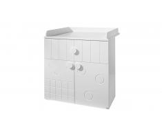JUSTyou Alvar Table a langer Blanc