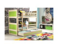 JUSTyou Lora+lit supplémentaire Lit Pin Vert