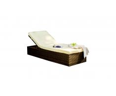 JUSTyou Leticia Lit de plage Marron Beige