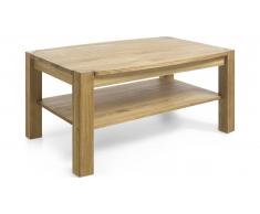 JUSTyou Astarte Table basse Chene sauvage 70x110 cm