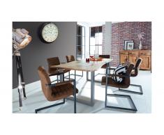 JUSTyou Loft III Table de salle a manger Acacia 90x180