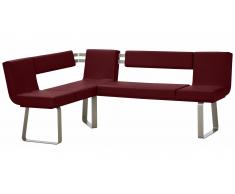 JUSTyou Viklund II Banc salle a manger Acier Rouge