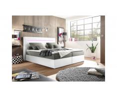 JUSTyou Concord Lit boxspring 180x200 cm Blanc Argent